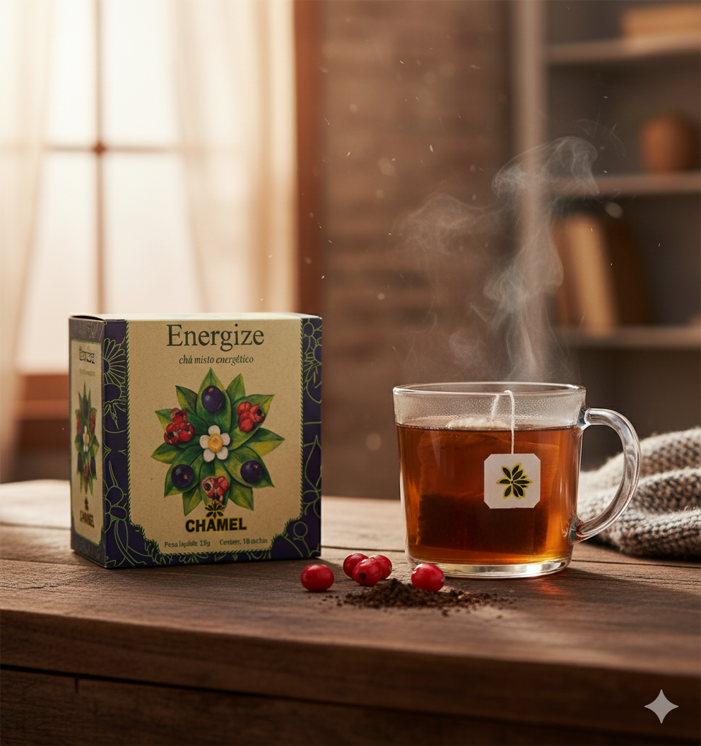 Sachê chá energize 15G - CHAMEL